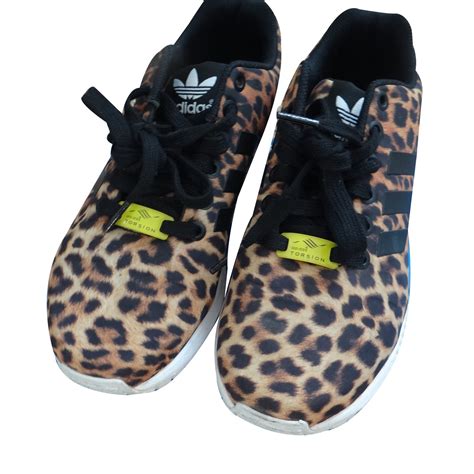 adidas zx flux leopard